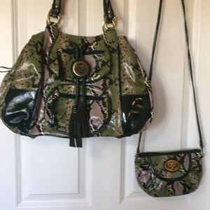 Sharif Multi Pocket Handbag w small crossbody bag